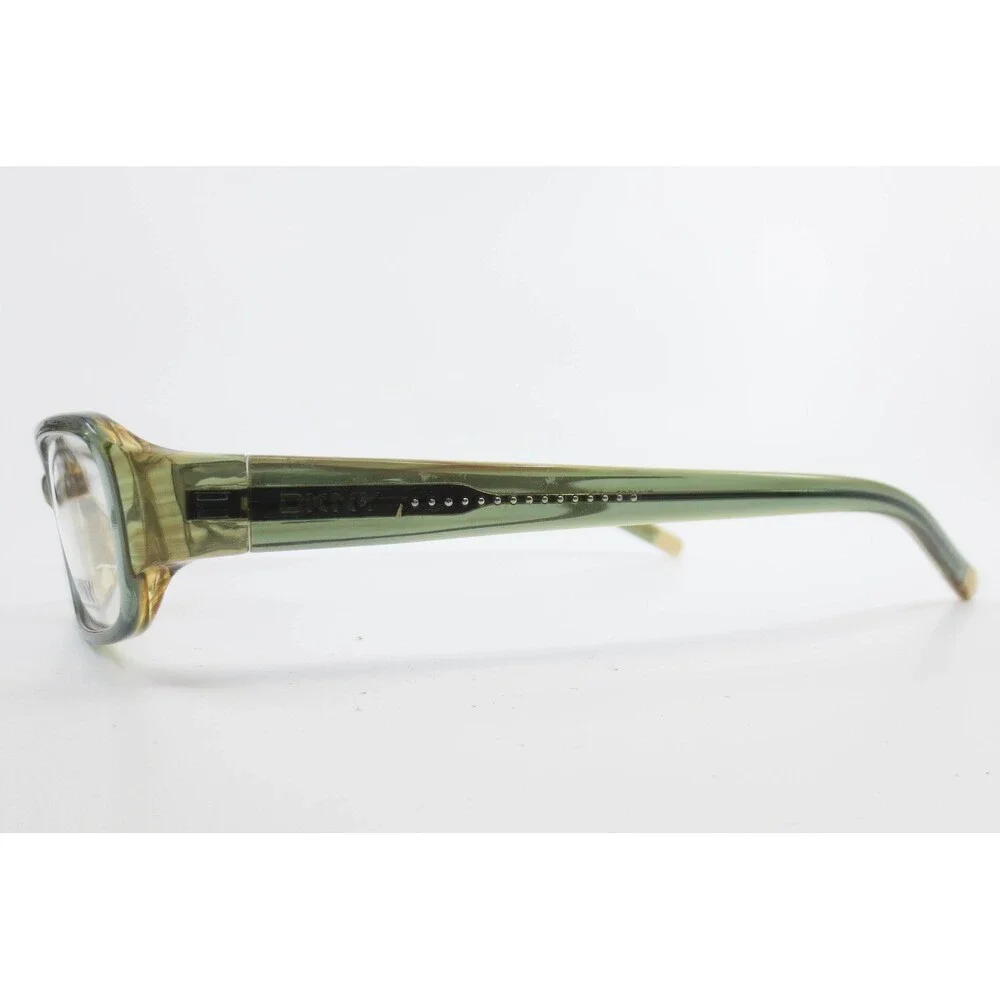 DKNY DY4550 3015 Green Tan Rectangular Eyeglasses Frames 50-16-135 Womens Mens